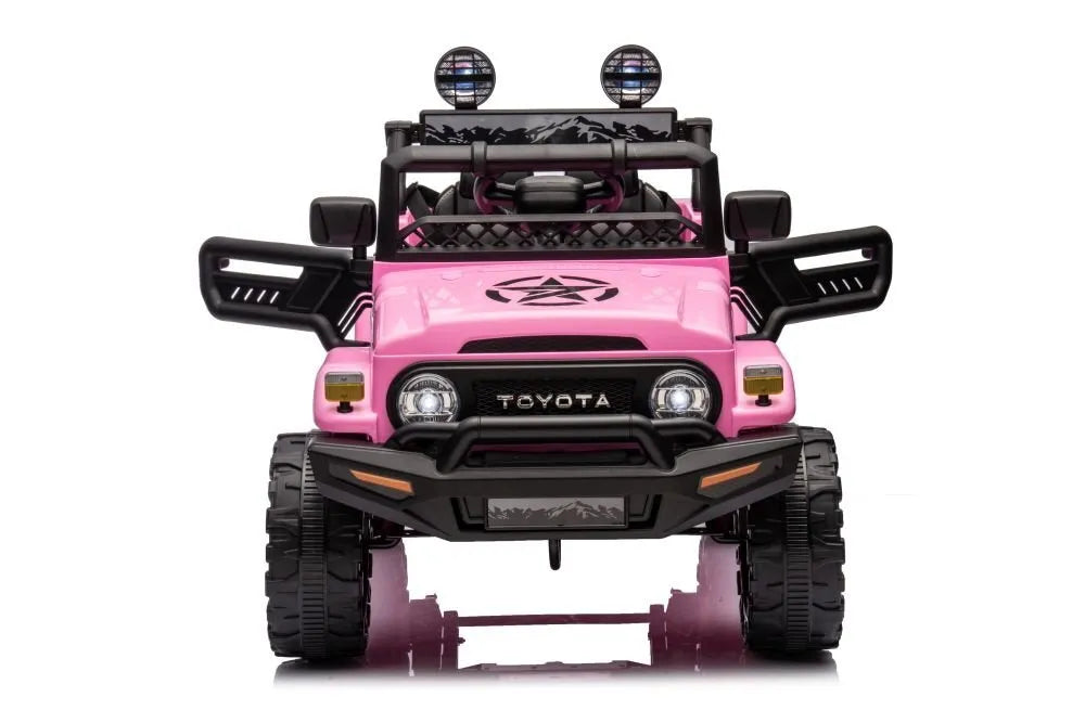 Toyota FJ JJ2099 – rožinis 4×4 vaikiškas elektromobilis