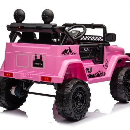 Toyota FJ JJ2099 – rožinis 4×4 vaikiškas elektromobilis