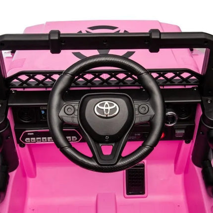 Toyota FJ JJ2099 – rožinis 4×4 vaikiškas elektromobilis