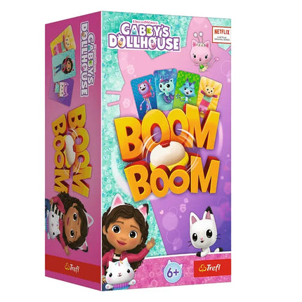 Trefl 02548 Boom Boom Gabby’s Dollhouse šeimos žaidimas
