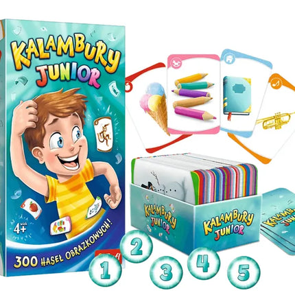 Trefl Charades Junior – vaikų mimikos ir gestų žaidimas