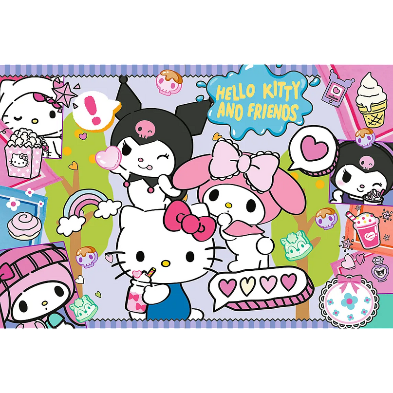 Trefl „Crazy Trio – Hello Kitty“ – 300 detalių dėlionė