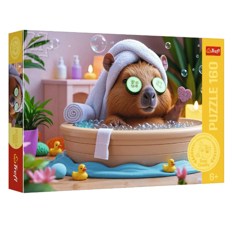 Trefl dėlionė „Capybara at the SPA“, 160 detalių