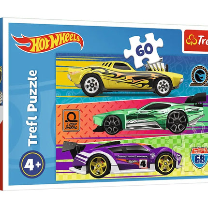 Trefl Hot Wheels dėlionė 60 det