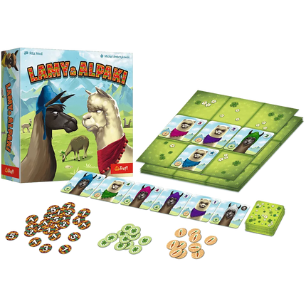 Trefl „Lamų ir alpakų pievos“ – šeimos žaidimas