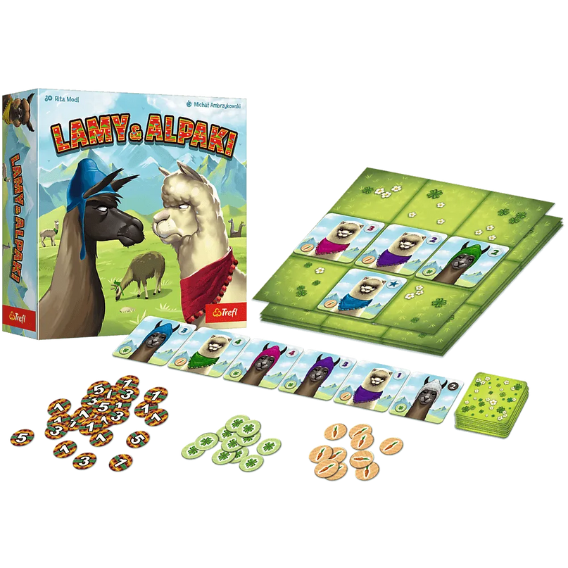 Trefl „Lamų ir alpakų pievos“ – šeimos žaidimas
