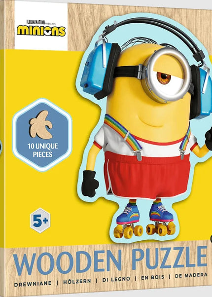 Trefl „Pakvaišęs Minionas“ – medinė kontūrinė 50 det. dėlionė