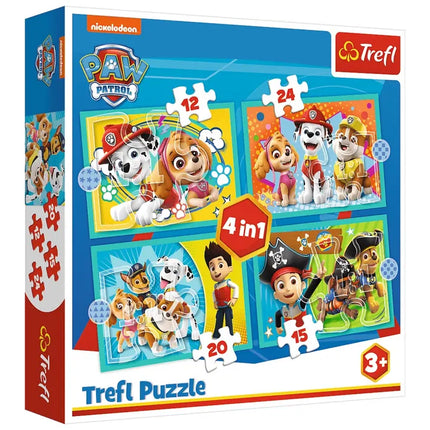 Trefl Paw Patrol 4in1 dėlionė