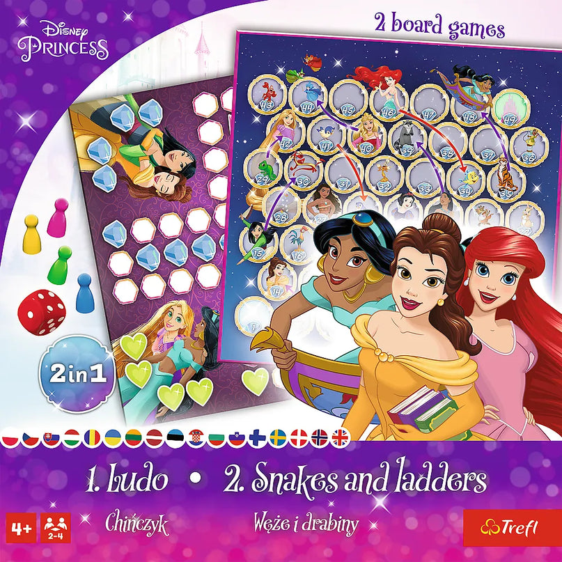 Trefl Princesės – 2in1 stalo žaidimas
