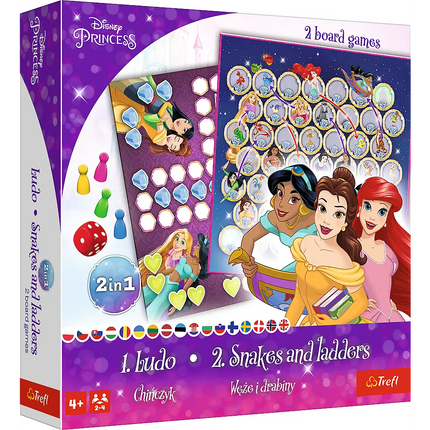 Trefl Princesės – 2in1 stalo žaidimas