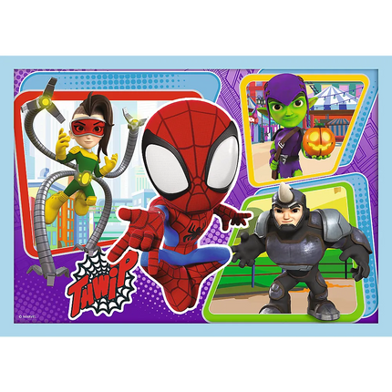 Trefl „Spidey komanda“ – 4in1 dėlionės