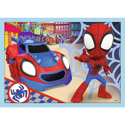 Trefl „Spidey komanda“ – 4in1 dėlionės