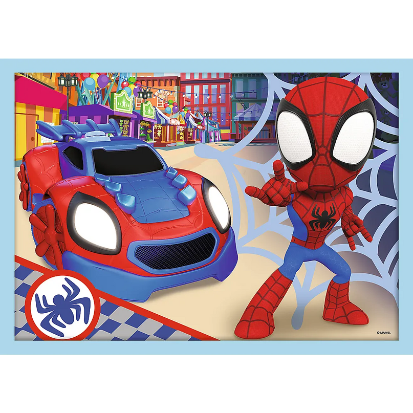 Trefl „Spidey komanda“ – 4in1 dėlionės