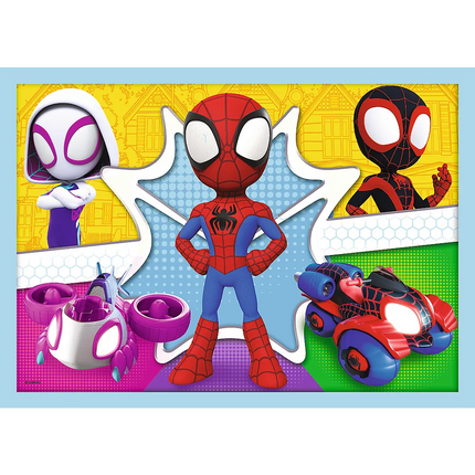 Trefl „Spidey komanda“ – 4in1 dėlionės