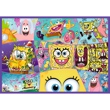 Trefl „SpongeBob pašėlęs pasaulis“ – 4×250 det. dėlionės