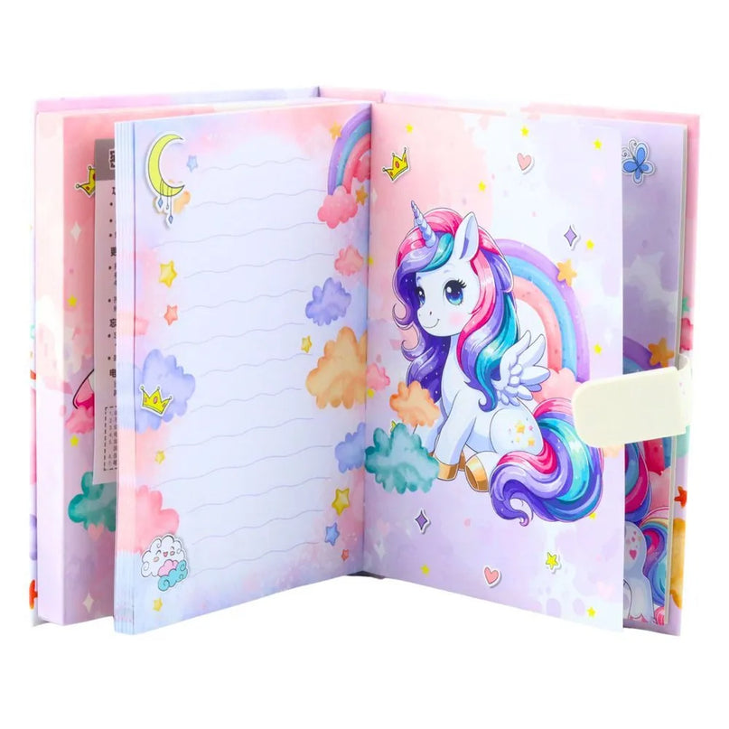 Unicorn kodinis dienoraštis su melodija