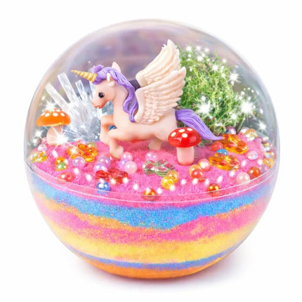 Unicorn Terrarium – kristalų auginimo rinkinys vaikams, vienaragio terariumas