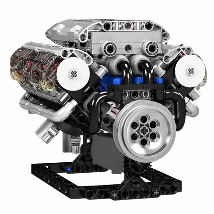 „V8 Engine 552“ – mechaninis V8 variklio konstruktorius su judančiomis dalimis