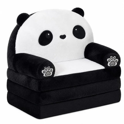 Vaikiškas 2‑in‑1 atsilenkiantis krėslas–gultas „Panda“