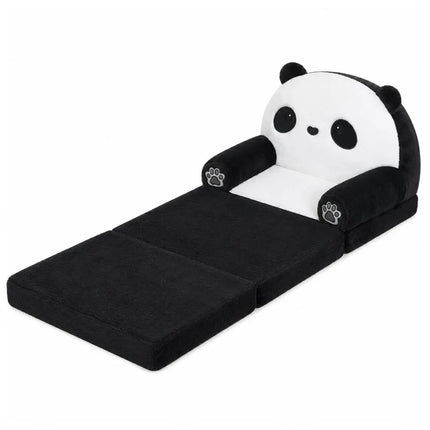Vaikiškas 2‑in‑1 atsilenkiantis krėslas–gultas „Panda“
