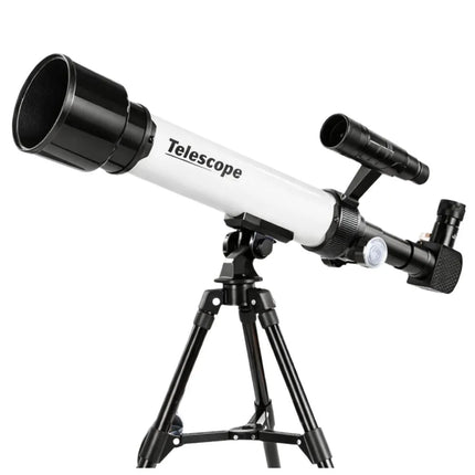 Vaikiškas astronominis teleskopas su laikikliu