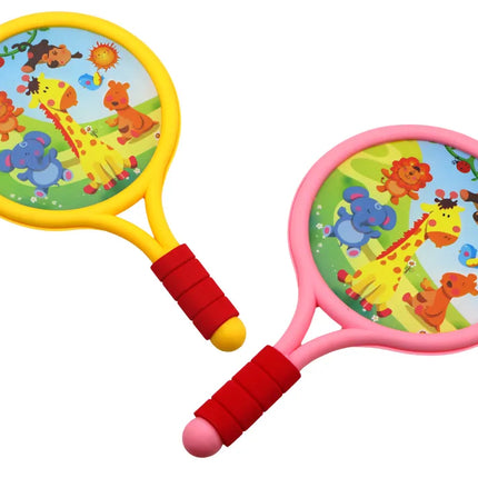 Vaikiškas badmintonas su gyvūnėliais