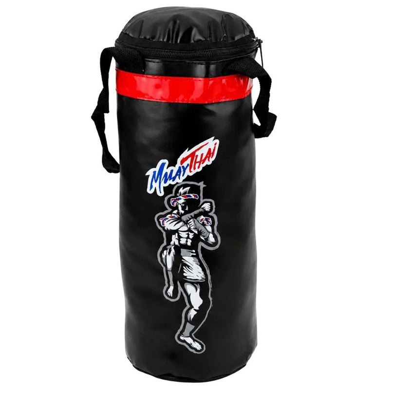 Vaikiškas bokso maišas su Muay Thai pirštinėmis – dydis M