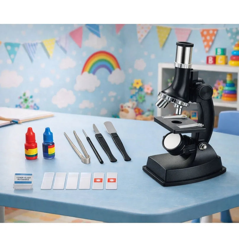 Vaikiškas edukacinis mikroskopas 300X STEM