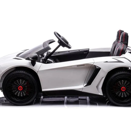 Vaikiškas elektromobilis Lamborghini XXL A8803 – baltas