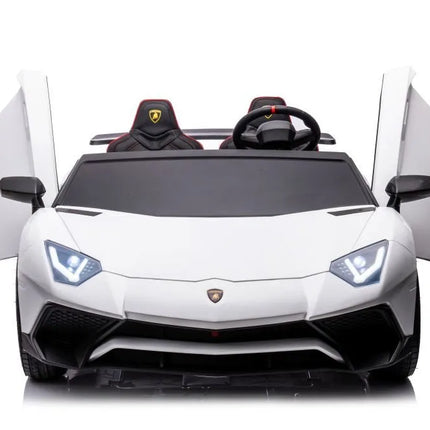 Vaikiškas elektromobilis Lamborghini XXL A8803 – baltas