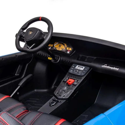 Vaikiškas elektromobilis Lamborghini XXL A8803 – mėlynas