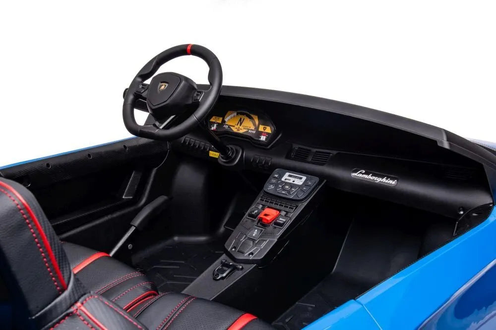 Vaikiškas elektromobilis Lamborghini XXL A8803 – mėlynas