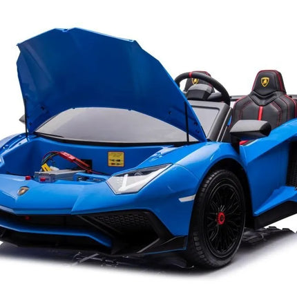 Vaikiškas elektromobilis Lamborghini XXL A8803 – mėlynas