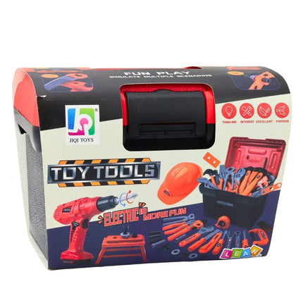 Vaikiškas įrankių rinkinys su elektriniu atsuktuvu