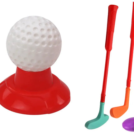 Vaikiškas mini golfas su vežimėliu