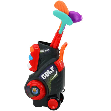 Vaikiškas mini golfas su vežimėliu