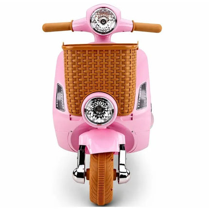 Vespa XW‑03 rožinis 12V paspirtukas