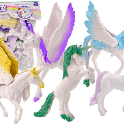 Vienaragių Pegasų figūrėlės 6 vnt