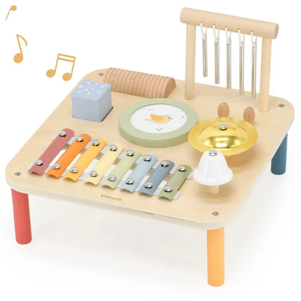 Viga medinis muzikinis stalas 7in1