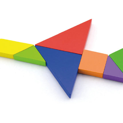 VIGA medinis tangram loginis žaidimas (galvosūkis)