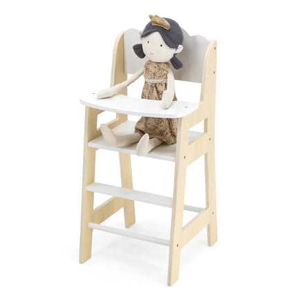 Viga PolarB medinė lėlių maitinimo kėdutė (3+) – tinka lėlėms iki 38 cm