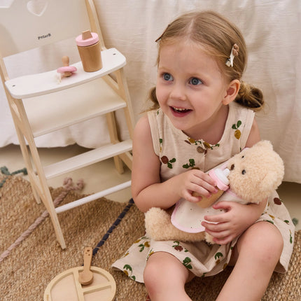 Viga PolarB medinė lėlių maitinimo kėdutė (3+) – tinka lėlėms iki 38 cm