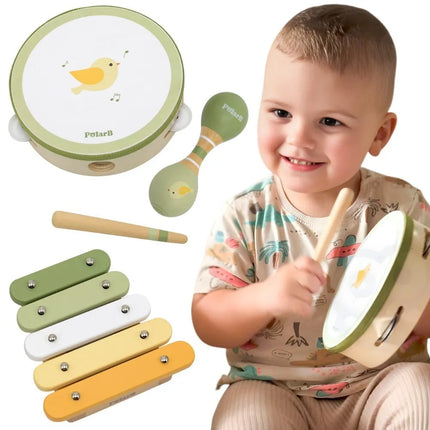 VIGA PolarB „Muzikos rinkinys mažyliui“ – 3 mediniai instrumentai