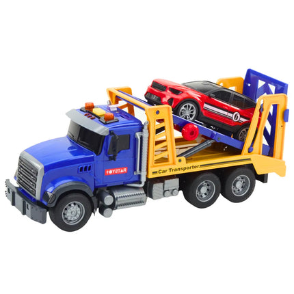 Vilkikas su tralu ir automobiliu 30 cm