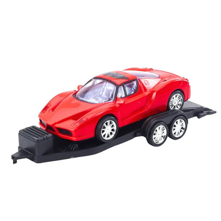 Visureigio rinkinys su priekaba ir sportiniu automobiliu