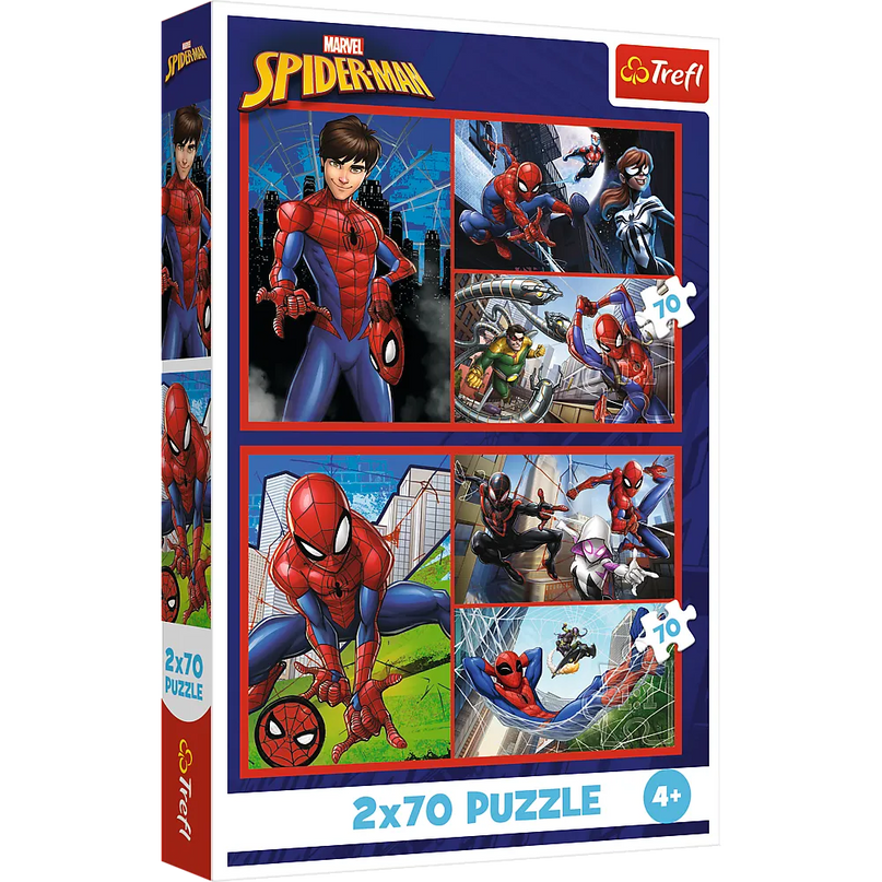 „Voro istorijos“ – Spiderman dėlionė 2×70 detalių