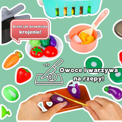 Woopie 108 dalių virtuvės rinkinys