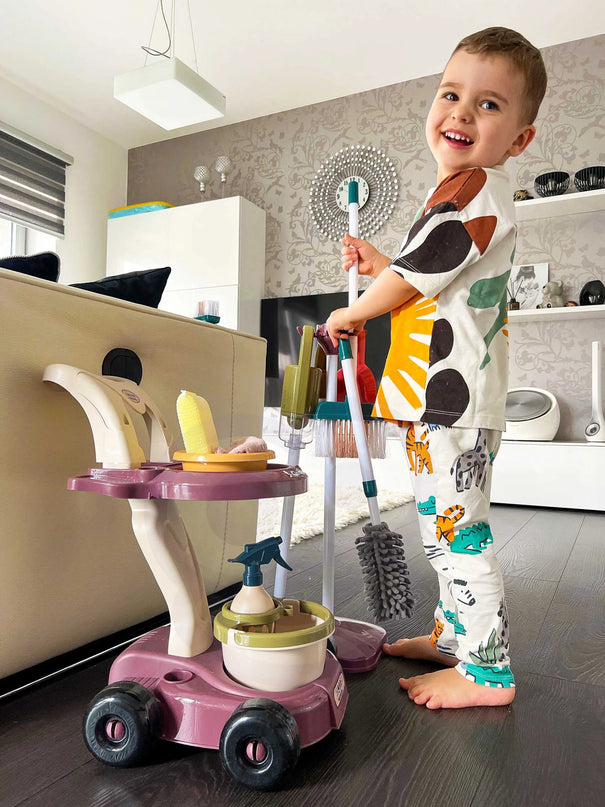 Woopie 26 dalių valymo vežimėlis