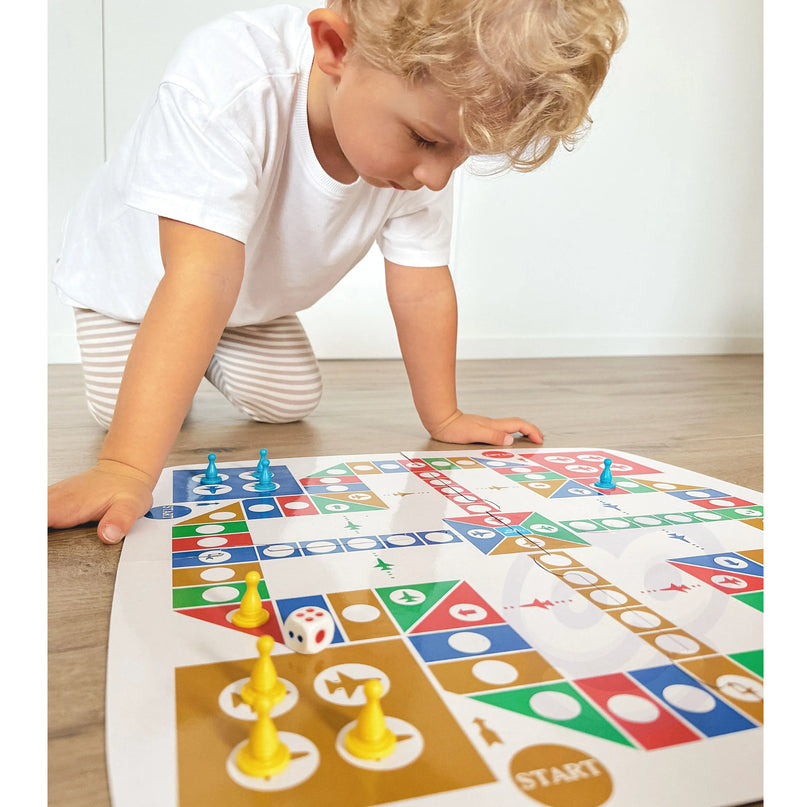 WOOPIE „2in1 mažasis detektyvas ir Ludo“ – dvipusis stalo žaidimas vaikams, 4+