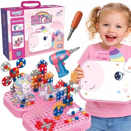 Woopie 3D konstruktorius „Magical Unicorn“ (228 el.) –